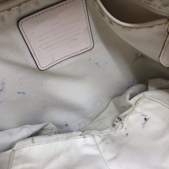COACH White Medium Leather Handbag - Picture 8 of 8